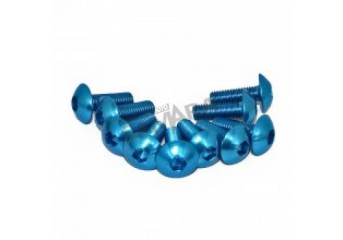 Βίδες αλουμινίου 5x15mm ΜΠΛΕ
