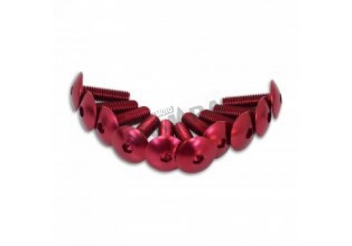 Βίδες αλουμινίου 5x20mm ΚΟΚΚΙΝΕΣ