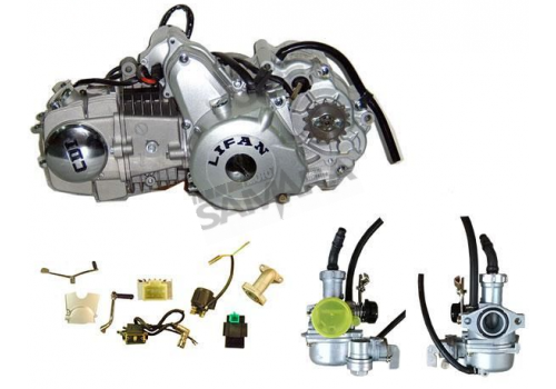 Κινητήρας Lifan CDI 125cc με μίζα τύπου Ζ (ΜΕΓ.ΚΕΦΑΛΗ) 2ΠΛ.ΚΑΜΠΑΝ 1P52FMI-B