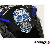 Tank Pad PUIG SKULL ΜΠΛE UNIVERSAL