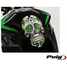 Tank Pad PUIG SKULL ΠΡΑΣΙΝΟ UNIVERSAL