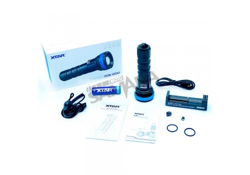Καταδυτικός Φακός LED φωτεινότητας 1200lm Full Set XTAR