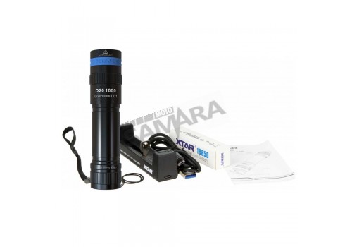 Καταδυτικός Φακός LED φωτεινότητας 1000lm Full Set XTAR