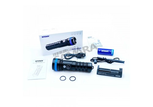 Καταδυτικός Φακός LED φωτεινότητας 1600lm Full Set XTAR