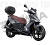 KYMCO AGILITY 16+ 125i TOP CASE Ε5