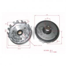 Καμπάνα συμπλέκτη για YAMAHA CRYPTON 105/115 W-STD