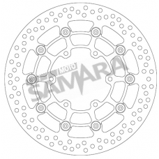 Δισκόπλακα εμπρός για SUZUKI GSX-R 600/750 '08-'16 / 1000 '09-'16 SBS