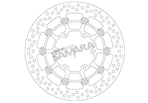 Δισκόπλακα εμπρός για SUZUKI GSX-R 600/750 '08-'16 / 1000 '09-'16 SBS