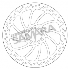 Δισκόπλακα εμπρός για KTM DUKE 125 / 200 / 390 SBS