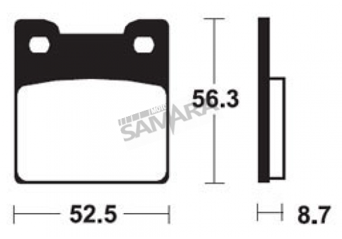 Τακάκια πίσω για SUZUKI RF 900 RR/RD/RS/RS2/T/V BENDIX MR201