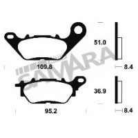 Τακάκια εμπρός για YAMAHA CRYPTON-X 135 / YBR 125 SET