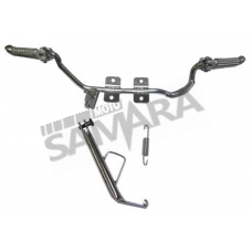 Βάση μαρσπιέ οδηγού για YAMAHA CRYPTON-X 135 χρώμιο σπαστή
