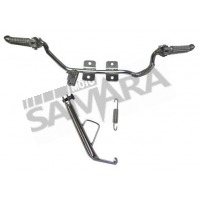 Βάση μαρσπιέ οδηγού για YAMAHA CRYPTON-X 135 χρώμιο σπαστή