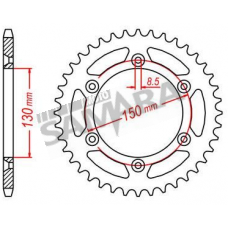 Γρανάζια τροχού για YAMAHA WR 250F TEC