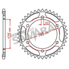 Γρανάζια τροχού για YAMAHA TDM 850 TEC