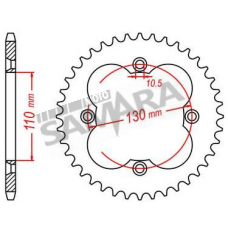 Γρανάζια τροχού για HONDA TRX 450R TEC