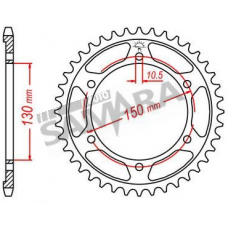 Γρανάζια τροχού για HONDA XL650V TRANSALP RK