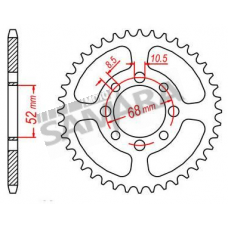 Γρανάζια τροχού για KAWASAKI KAZE-R 115 / SUZUKI FX 125