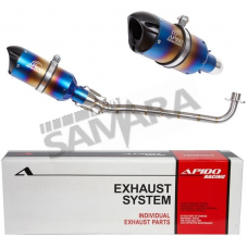 Εξάτμιση για YAMAHA CRYPTON-R 105/115 μπλε APIDO