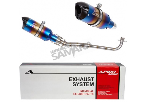 Εξάτμιση για YAMAHA CRYPTON-R 105/115 μπλε APIDO