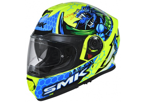 Κράνος κλειστό SMK TWISTER DRAGON BLUE