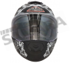 Κράνος κλειστό SMK TWISTER SKULL BLACK