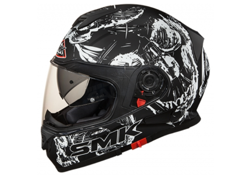 Κράνος κλειστό SMK TWISTER SKULL BLACK