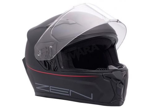 Κράνος κλειστό ZEN ZN-820 μαύρο-κόκκινο ματ