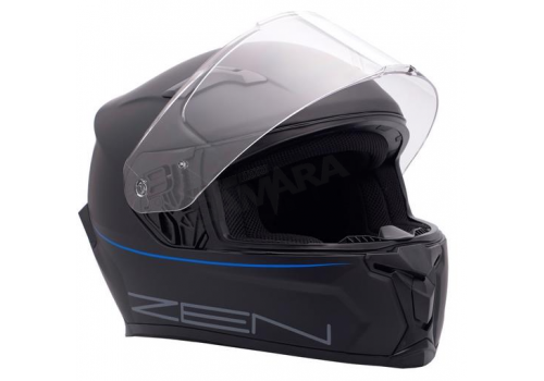 Κράνος κλειστό ZEN ZN-820 μαύρο-μπλε ματ
