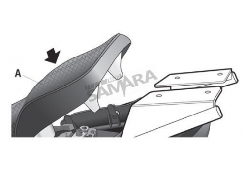 Σχάρα βαλίτσας για KAWASAKI ZRX 1200 SHAD
