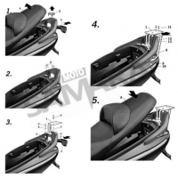 Σχάρα βαλίτσας για SYM GTS 125/250 SHAD