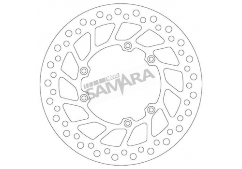 Δισκόπλακα εμπρός για HONDA CRF 250/450 SBS