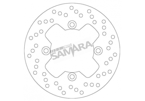 Δισκόπλακα πίσω για KAWASAKI VERSYS 650 / Z 750 / ER-6N / ZX-6R / ZX-10R SBS