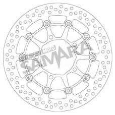 Δισκόπλακα εμπρός για SUZUKI GSX-R 600/750 '06-'07 / 1000 '05-'08 SBS