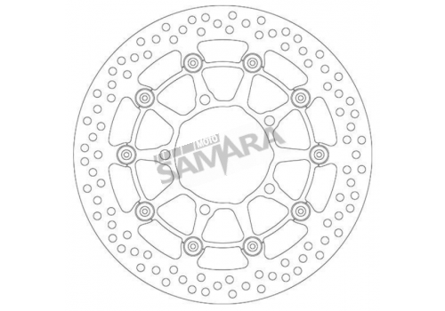Δισκόπλακα εμπρός για SUZUKI GSX-R 600/750 '06-'07 / 1000 '05-'08 SBS