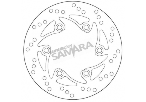 Δισκόπλακα πίσω για KTM DUKE 125 / 200 / 390 SBS