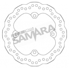 Δισκόπλακα μαργαρίτα πίσω για HONDA CB 500X/F SBS