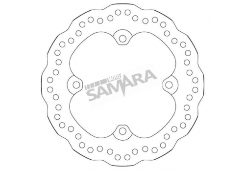 Δισκόπλακα μαργαρίτα πίσω για HONDA CB 500X/F SBS