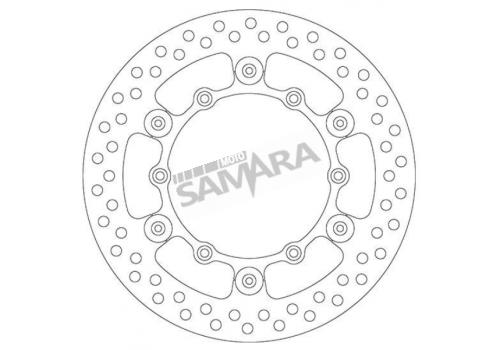 Δισκόπλακα εμπρός για YAMAHA YZ 250F / YZ 125 / WR 450F SBS