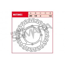 Δισκόπλακα μαργαρίτα εμπρός για SUZUKI RM-Z 250/450 / RMX 450 TRW LUCAS