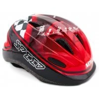 Παιδικό κράνος ποδηλάτου NOVUS RACER RED