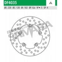 Δισκόπλακα πίσω για APRILIA SCARABEO 125/200/250 NEWFREN