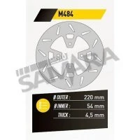 Δισκόπλακα εμπρός για YAMAHA MAJESTY 125/150 FRANCE EQUIPEMENT