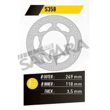 Δισκόπλακα εμπρός για SUZUKI RMX 250 / DRZ 400 FRANCE EQUIPEMENT