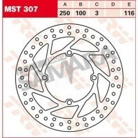 Δισκόπλακα για KAWASAKI KX / KDX 200 TRW LUCAS