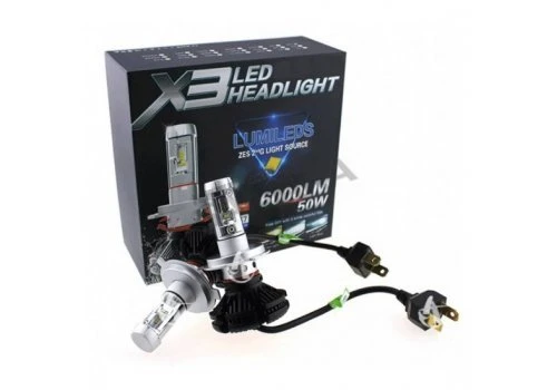 Λάμπες 12V Η7 LED Χ3 6000LM