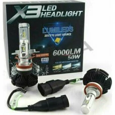 Λάμπες 12V Η11 LED Χ3 6000LM