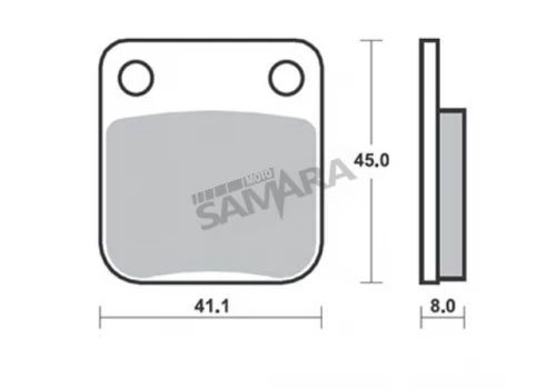 Τακάκια SBS 100HM FA54 STD FR/RR