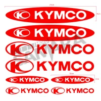 Αυτοκόλλητα KYMCO σετ κόκκινα