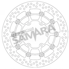 Δισκόπλακα εμπρός για SUZUKI GSX-R 600/750 '08-'16 / 1000 '09-'16 SBS